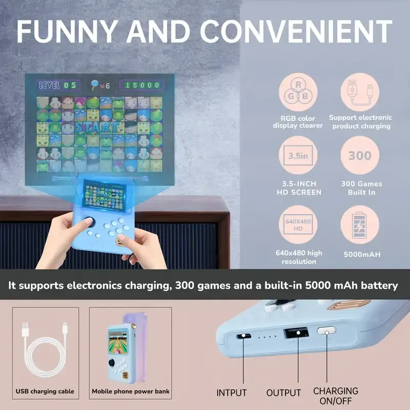 4 Alimentation pour console de jeu portable