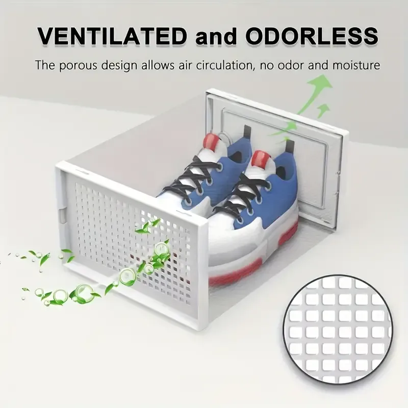 8 Étagère à chaussures empilable multifonctionnelle domestique