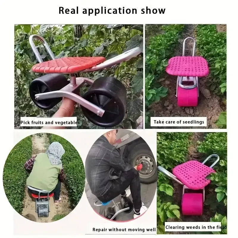 45 Tabouret de jardin rotatif à 60 degrés