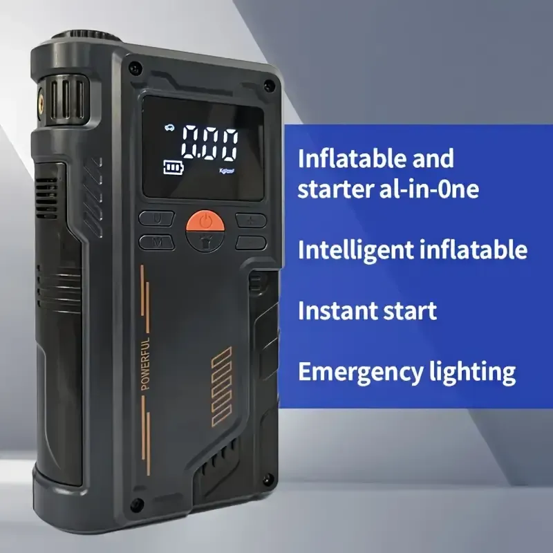 66 Dispositif de démarrage d'urgence pour voiture avec pompe à air