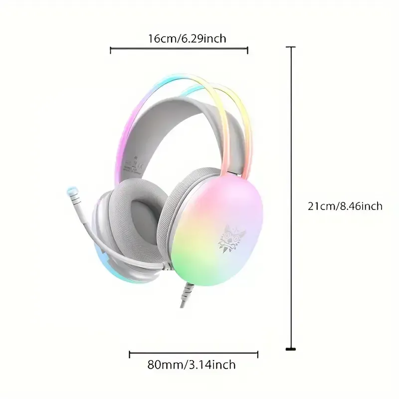 80 ‌Casque de jeu lumineux