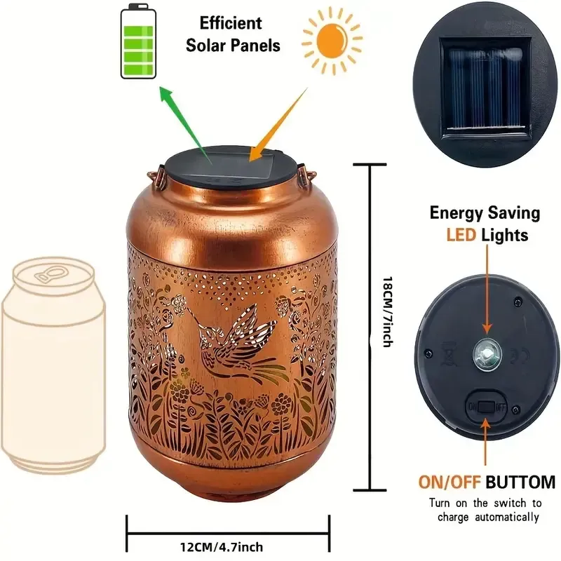 84 Lanterne solaire colibri