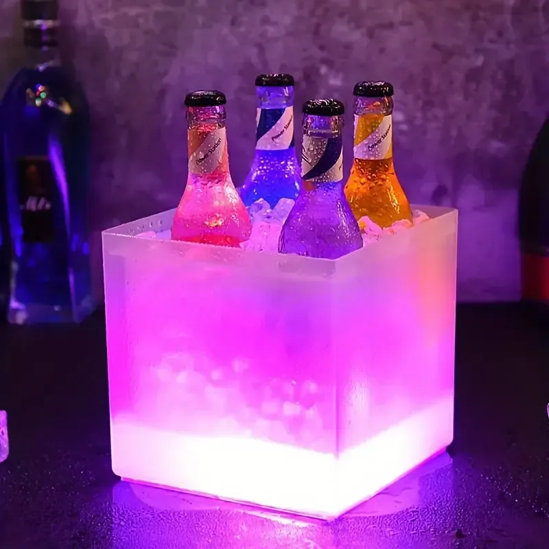 92 Seau à glace lumineux double couche