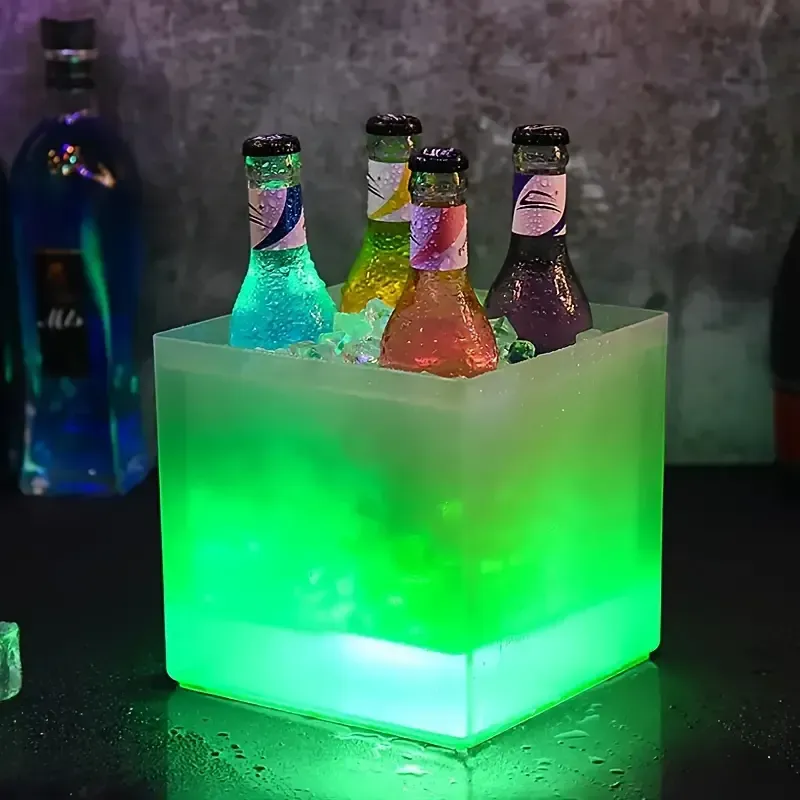 92 Seau à glace lumineux double couche