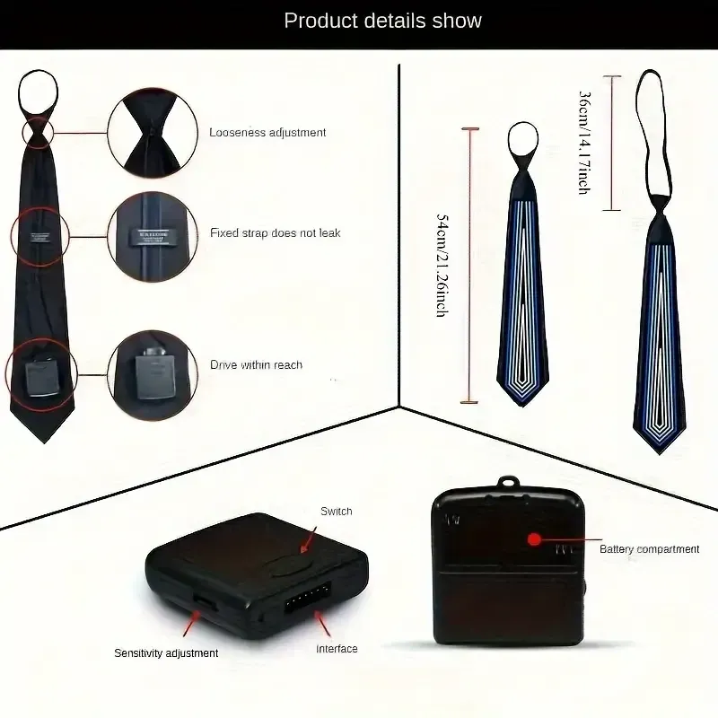 121 Attache LED à commande vocale