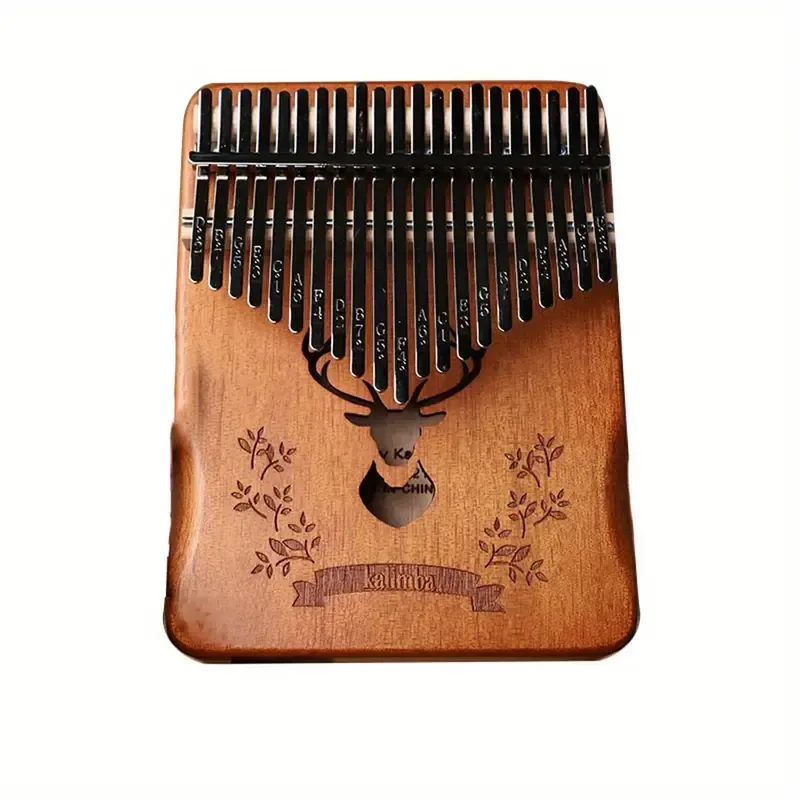 127piano à pouces en bois