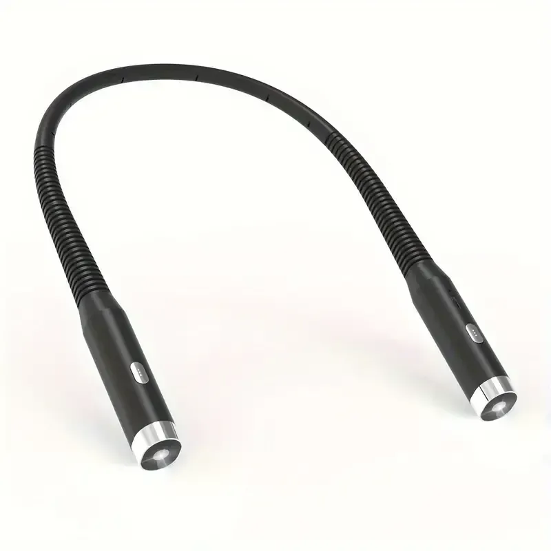 130 Lampe de cou suspendue à double tête pliante à LED