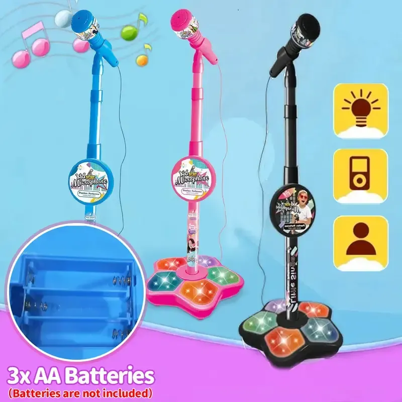 135Jouet de microphone de karaoké pour enfants