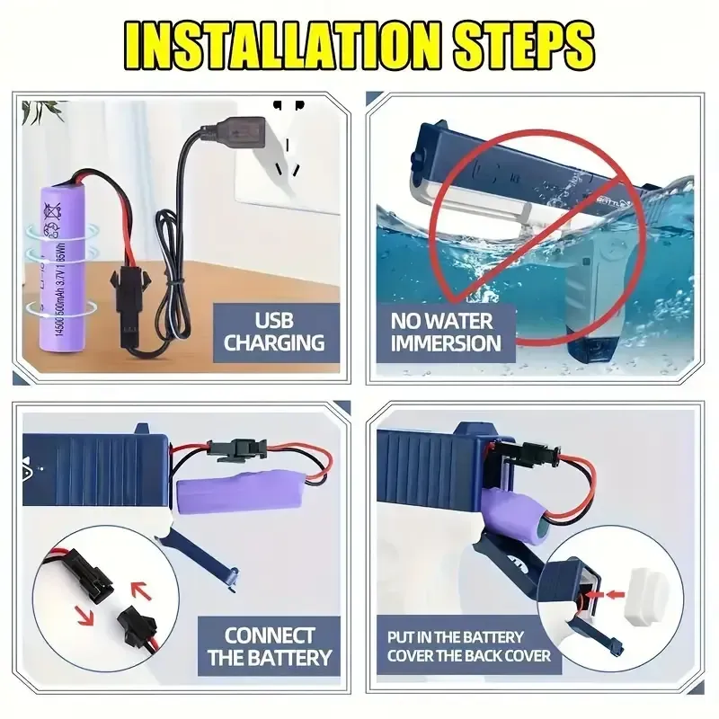 148 Pistolet à eau électrique