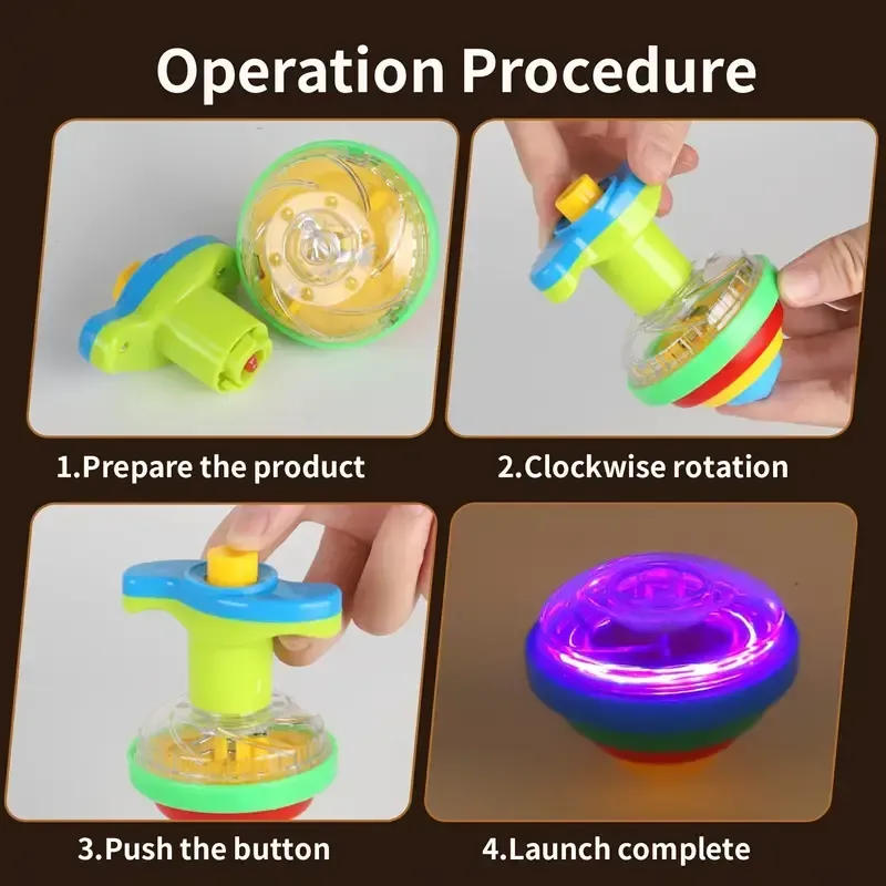 151 Haut à ressort clignotant coloré