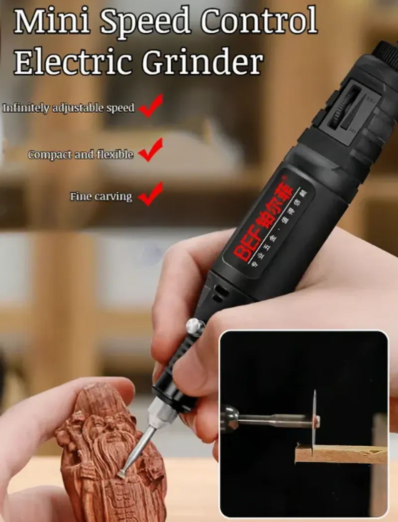 Handcarved multifunctional mini handheld micro electric pen