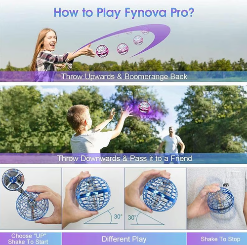 🔥Christmas gifts Superhero 🔥 Magic Flying Ball✨