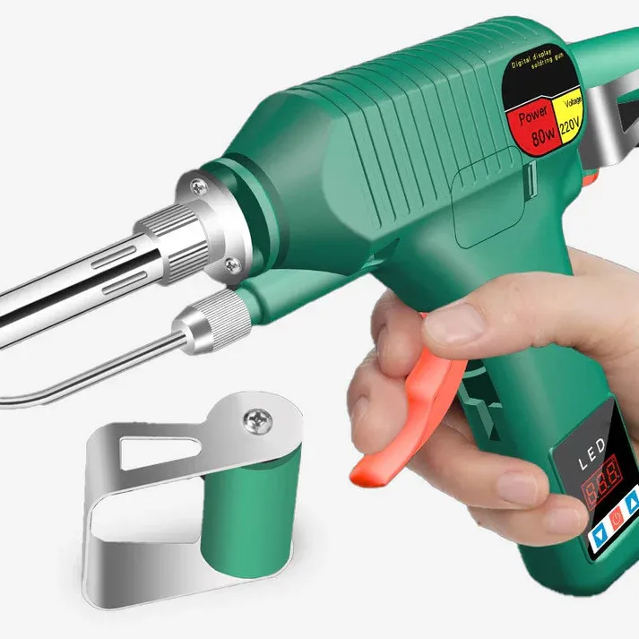 Digital Display Soldering Iron - Auto Feed tin wire