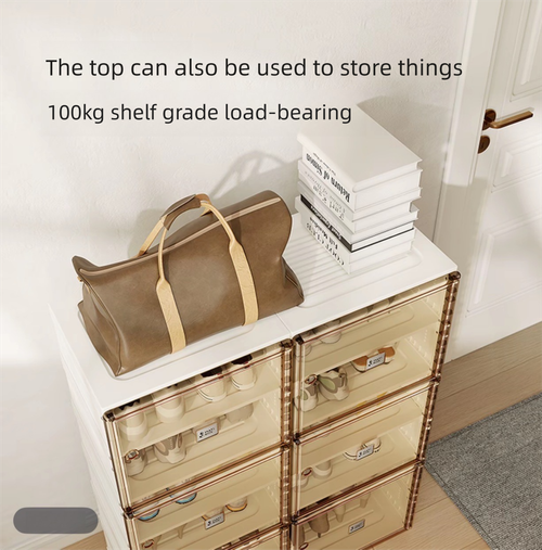 Folding shoe cabinet with discount of 500GHS