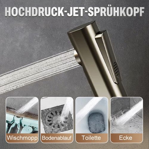 Intelligent pressure-increasing thermostatic shower set with digital display