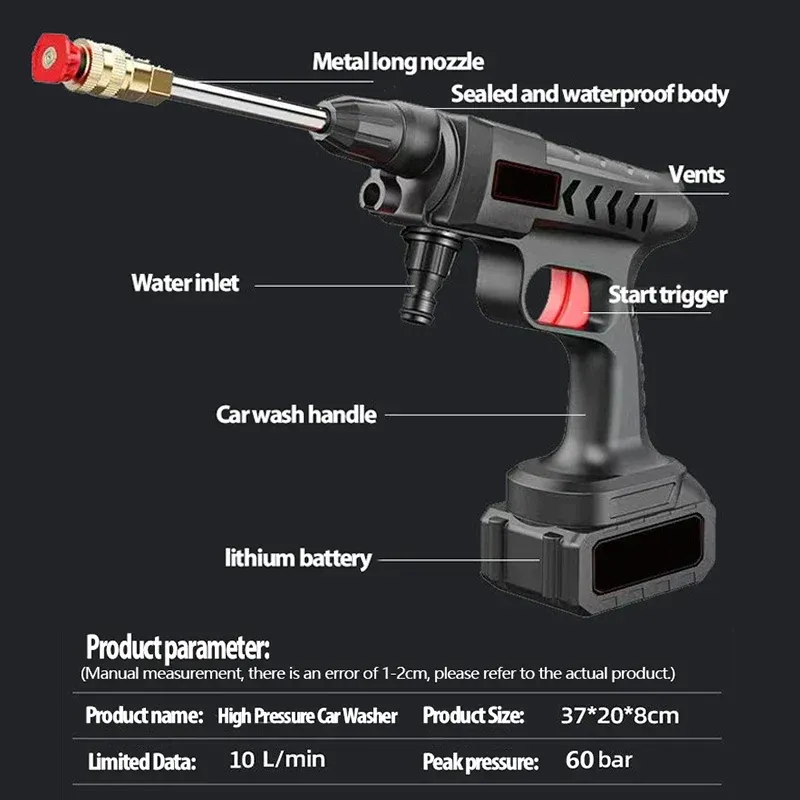 🎁Cordless Portable High Pressure Spray Water Gun🎁