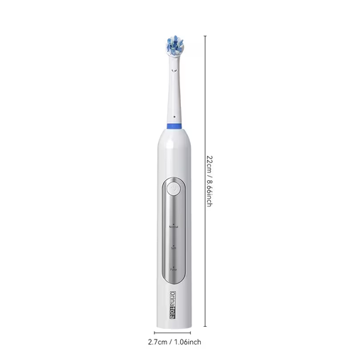 Orinatola Smart Adult Rotating Electric Toothbrush, Comes with 4 Electric Toothbrush Heads, USB C Charging, 800mAh Battery, Soft Bristle Toothbrush Heads, Deep Cleans Teeth, Portable Power Toothbrush, Rechargeable Electric Toothbrush, Same Style