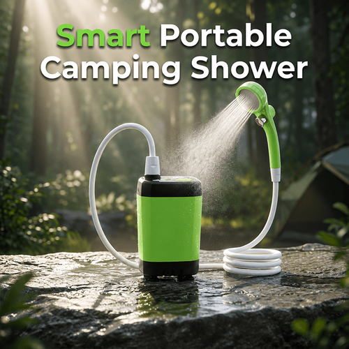 Portable Camping Shower with Rechargeable Pump✈Free shipping🚀