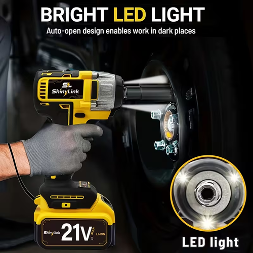 21V Impact Wrench Kit with 3000Mah Lithium-