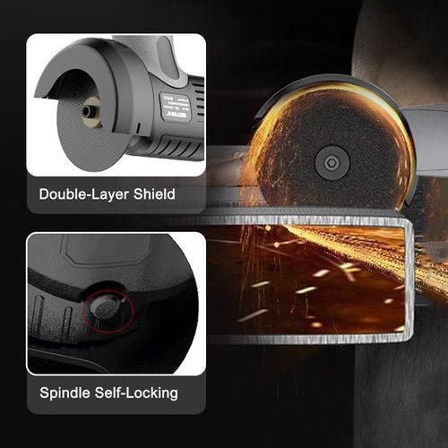 🧰16.8V Mini Angle Grinder with Cutting Disc