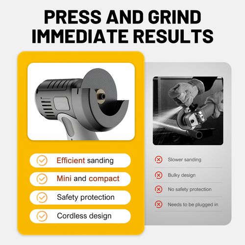 🧰16.8V Mini Angle Grinder with Cutting Disc