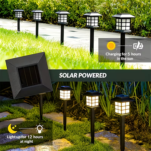 Solar Outdoor Lights, Waterproof Street Lights, LED Landscape Lighting Garden Lights