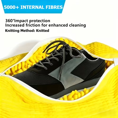 3PcsShoe Washing Bag for Washing Machine, Fluffy Fiber Maintains 360° All-Around Cleaning, Durable Zipper Reusable Sneaker Laundry Bag, Oval Protective Laundry Bag for Sneakers, Casual Shoes, Dishwasher and Washing Machine Safe, Laundry Bag, Washing Bag