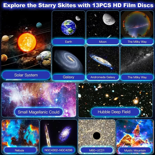 Galaxy Projector, Star Projectors Home Planetarium Space Ceiling Starry Sky Night Light With, Galaxy Projector for Adult Bedroom Birthday GiftChristmas gifts