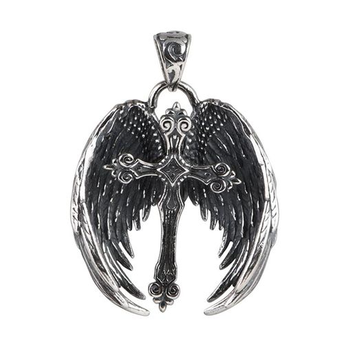 Retro Punk  Angel Wings Guardian Customizable Jewelry  Necklace