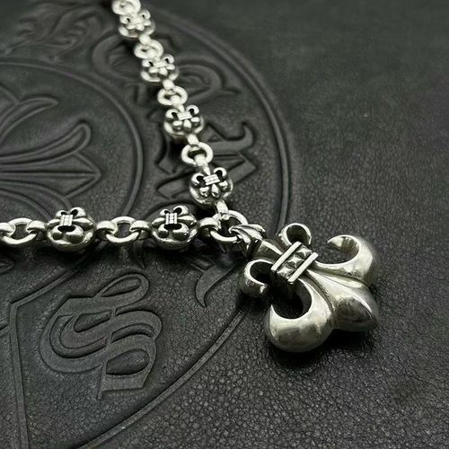Classic Anchor  Silver Necklace