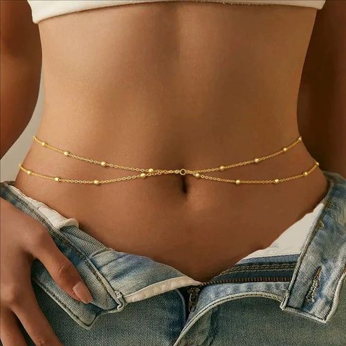 18K Gold Plated Stainless Steel Belly Waist Chain