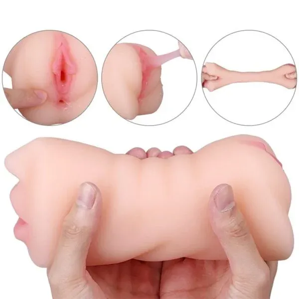 KY13- 3-in-1 Realistic Male Stroker  COD