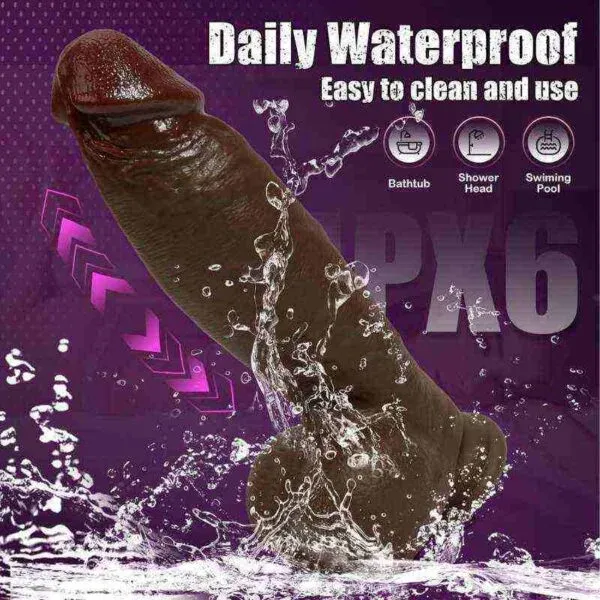 KY41-9 Inch Thick Black Dildo UAE COD