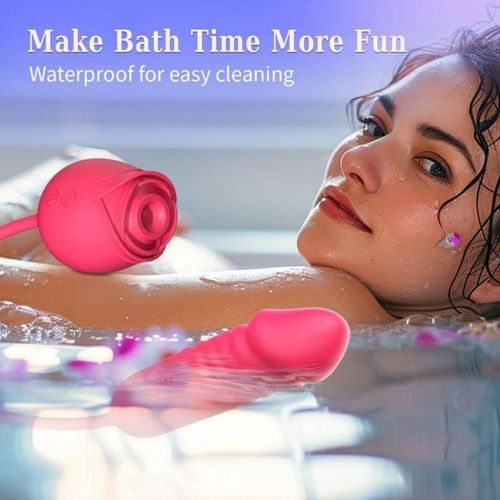 KY03-Rose Thrusting & Suction Vibrator