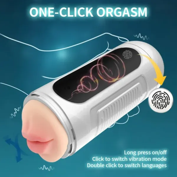 YB34-2-in-1 Realistic Textured 3D Sleeve Male Masturbator UAE COD