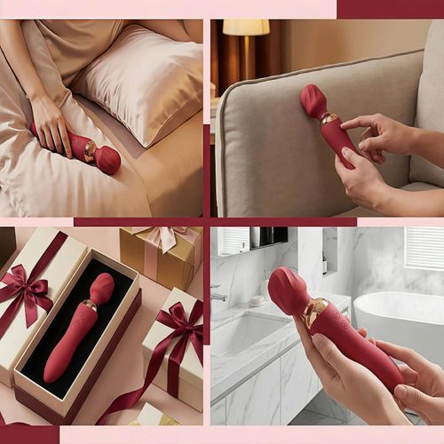 LY48-Dual-Motor 2-in-1 Wand Massager