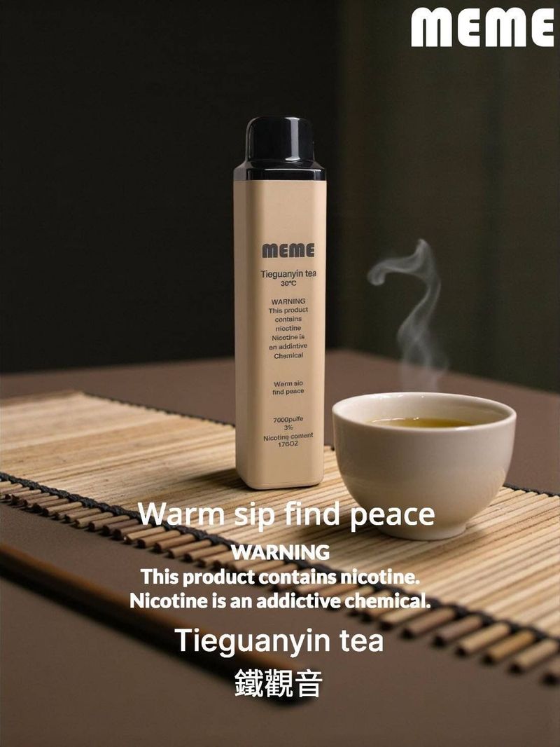 MEME拋棄式電子煙，7000口大容量，續航強霧化穩，熱銷設備不容錯過