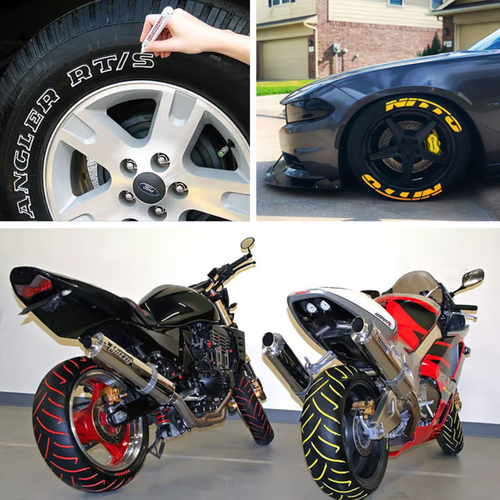 😀12 Colors Complete Set🤛🔥🤜Waterproof Tire Paint Pen🔥Buy Once Get All Colors🔥