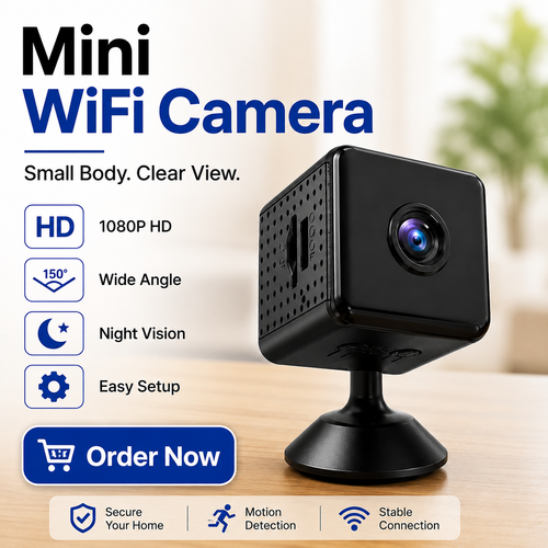 X1 WiFi Camera 1080p Night Vision Security Camera for Home and Shop in Ghana