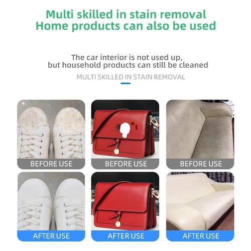 Buy 1 Get 3 multi enzyme high pressure foam cleaner spray, 4 in 1 deep stain remover, suitable for car interior, kitchen grease, bathroom tiles and sofa upholstery, free shipping and cash on delivery