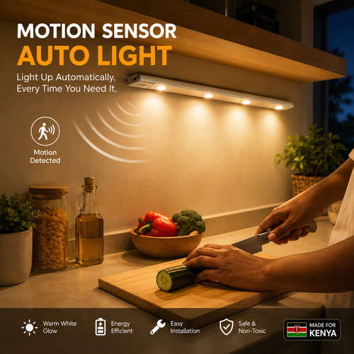 🔥HOT SALE🔥 COD！Smart Motion-Activated LED Light — Wireless, Ultra-Thin Ambient Lamp for Cabinets and Wardrobes.Nairobi stock ships within 48H, delivered within 3days
