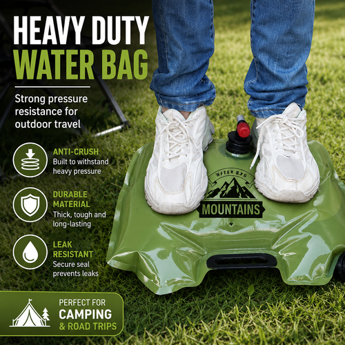 🔥BUY 1 GET 3🔥 COD！Outdoor Water Bag — Portable, Foldable, Food-Grade for Camping and Travel.Nairobi stock ships within 48H, delivered within 3days