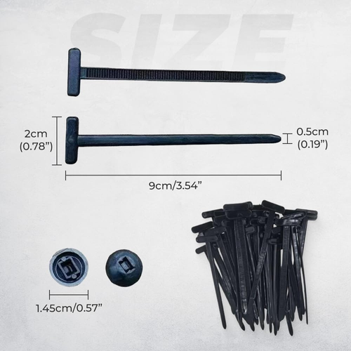 🔥HOT SALE🔥 COD！Nylon Cable Tie Buckles 100pcs Pack  — Universal Clips for Wire and Cable Management.Nairobi stock ships within 48H, delivered within 3days