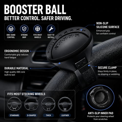 Universal Car Steering Wheel Booster Ball for Easy Driving Kenya
