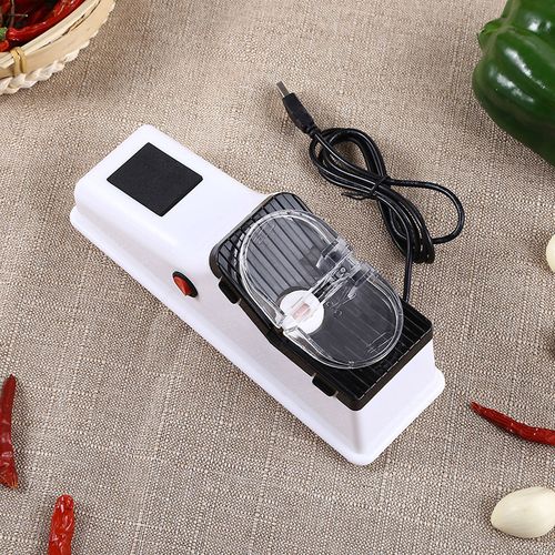 🔥HOT SALE🔥 COD！Electric Knife Sharpener — Portable Kitchen Knife Sharpening Machine with Sharpening Stone for Home Use.Nairobi stock ships within 48H, delivered within 3days