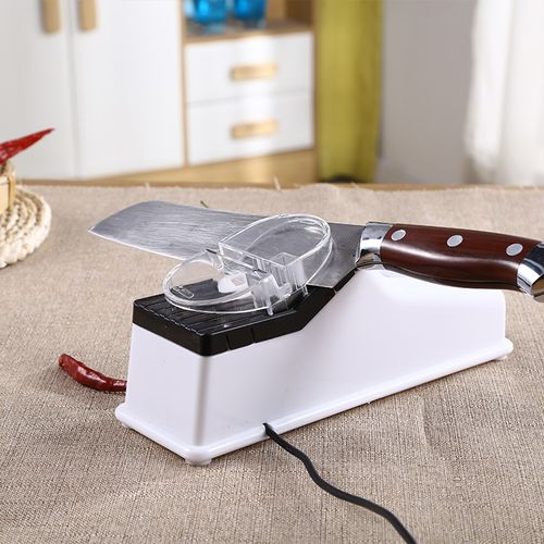 🔥HOT SALE🔥 COD！Electric Knife Sharpener — Portable Kitchen Knife Sharpening Machine with Sharpening Stone for Home Use.Nairobi stock ships within 48H, delivered within 3days