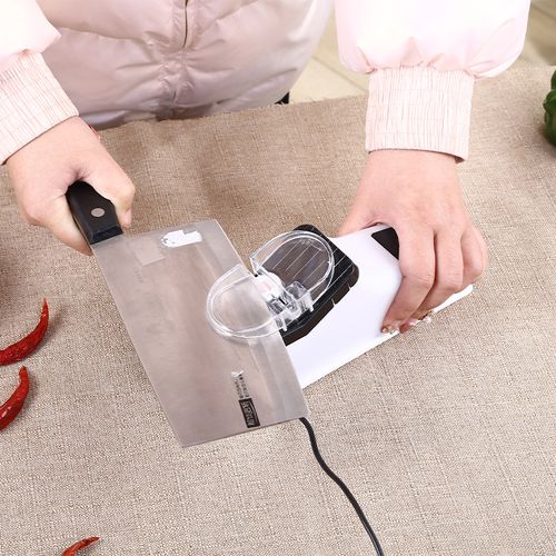 🔥HOT SALE🔥 COD！Electric Knife Sharpener — Portable Kitchen Knife Sharpening Machine with Sharpening Stone for Home Use.Nairobi stock ships within 48H, delivered within 3days