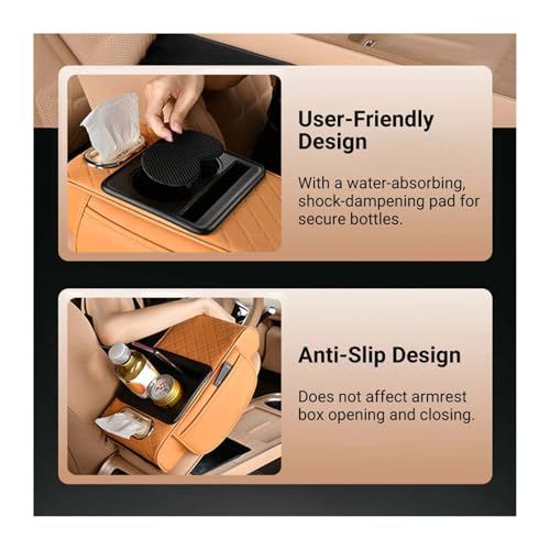 Multifunctional car armrest cushion
