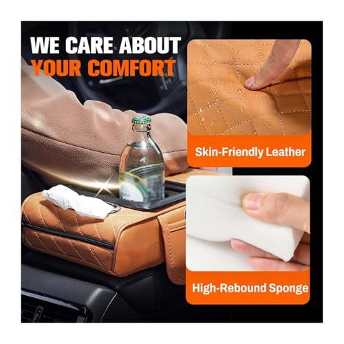 Multifunctional car armrest cushion