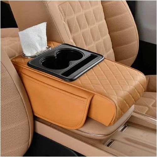 Multifunctional car armrest cushion
